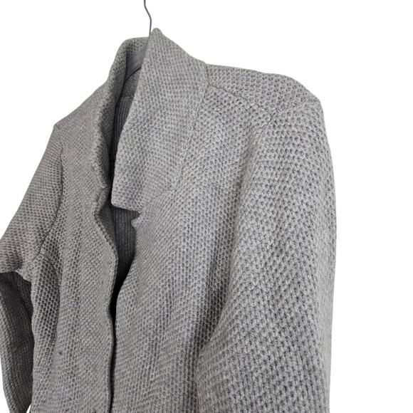 Moth Anthropologie Sweater Knit Sweater Women XL Gray Sweater Blazer Womens - Picture 5 of 8